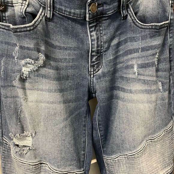 WOMENS Kan Can Moto cropped jeans - Picture 2 of 5